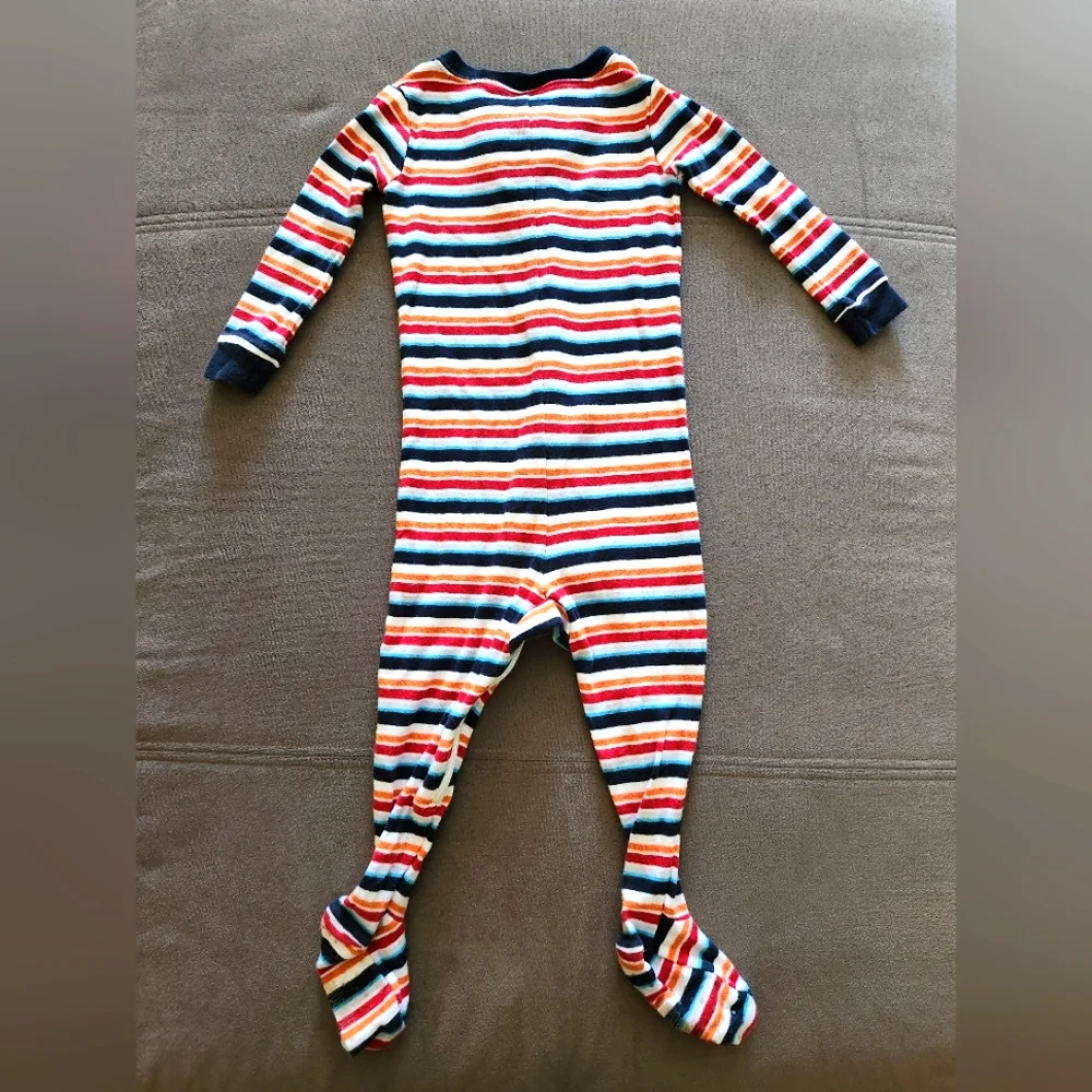 Gymboree Stripe Snug Fit Cotton Footed One Piece Sleeper/Pajamas - 12-18M